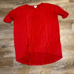 Women’s Lularoe size small red tee